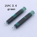 High quality Fountain Pen ink refills 25PC diameter 2.6mm 3.4mm standards international Stationery Office supplies INK PEN