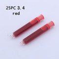 High quality Fountain Pen ink refills 25PC diameter 2.6mm 3.4mm standards international Stationery Office supplies INK PEN