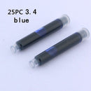 High quality Fountain Pen ink refills 25PC diameter 2.6mm 3.4mm standards international Stationery Office supplies INK PEN