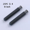 High quality Fountain Pen ink refills 25PC diameter 2.6mm 3.4mm standards international Stationery Office supplies INK PEN