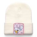 Mickey Minnie Donald Beanie High Quality Cotton Casual Beanies for Men Women Warm Knitted Winter Hat Fashion Solid Unisex Cap
