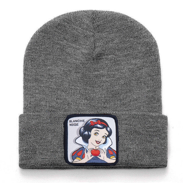 Mickey Minnie Donald Beanie High Quality Cotton Casual Beanies for Men Women Warm Knitted Winter Hat Fashion Solid Unisex Cap
