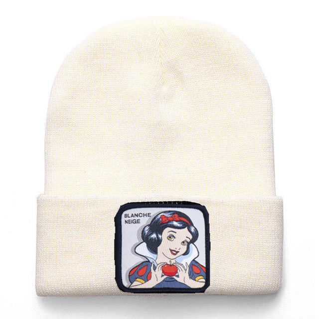 Mickey Minnie Donald Beanie High Quality Cotton Casual Beanies for Men Women Warm Knitted Winter Hat Fashion Solid Unisex Cap