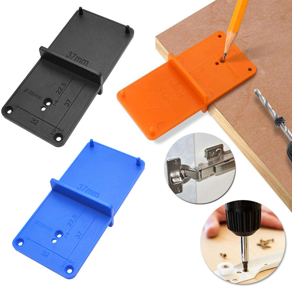 35mm 40mm Hinge Hole Drilling Guide Locator Hole Opener Template Door Cabinets DIY Tools For Woodworking Hand Tools Set