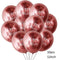 10/14pcs Metallic Balloons Heart Star Gold Confetti Balloon Birthday Party Decoration Kids Adult Air Balls globos Wedding Decor