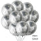 10/14pcs Metallic Balloons Heart Star Gold Confetti Balloon Birthday Party Decoration Kids Adult Air Balls globos Wedding Decor