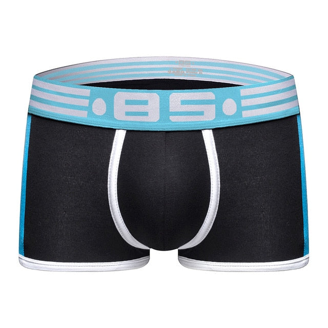 BS Cotton Boxershorts Men Comforable Panties Set трусы мужские боксеры  Gay Sexy Underwear Man Boxer 5Color Free Shiping