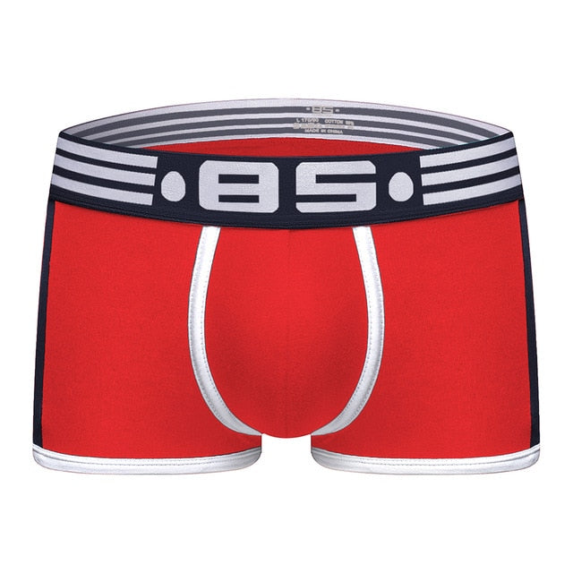BS Cotton Boxershorts Men Comforable Panties Set трусы мужские боксеры  Gay Sexy Underwear Man Boxer 5Color Free Shiping