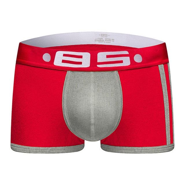 BS Cotton Boxershorts Men Comforable Panties Set трусы мужские боксеры  Gay Sexy Underwear Man Boxer 5Color Free Shiping