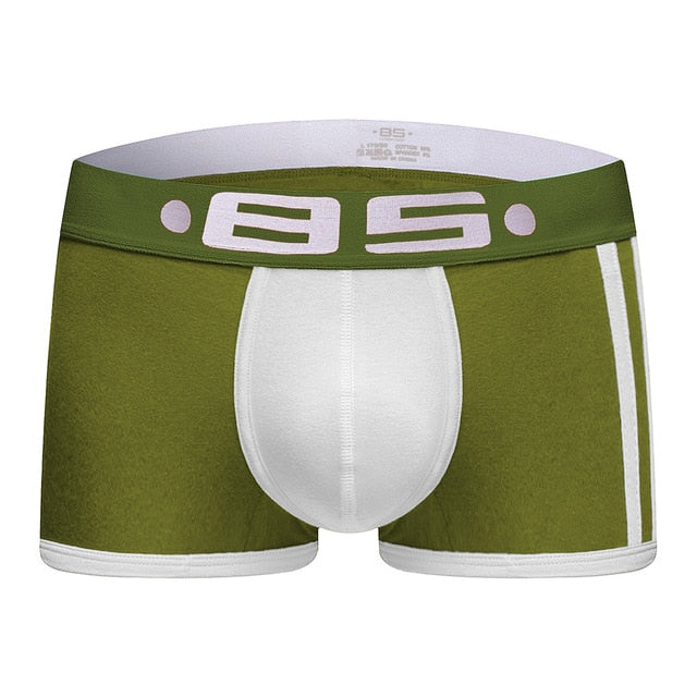 BS Cotton Boxershorts Men Comforable Panties Set трусы мужские боксеры  Gay Sexy Underwear Man Boxer 5Color Free Shiping