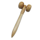 New Body Neck Relax Blood Circulation Wooden Massager Triangle Trigeminal Fragrant Wood Reflexology Tool SPA Therapy