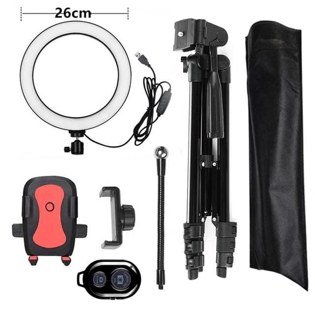 Selfie Ring Lamp Led Ring Light Selfie With Tripod Ring For Selfie Phone Video Photography Lighting For Youtube Phone Holder