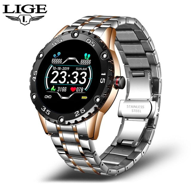 LIGE New Smart Watch men And women Sports watch Blood pressure Sleep monitoring Fitness tracker Android ios pedometer Smartwatch