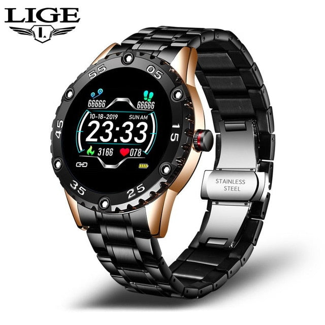LIGE New Smart Watch men And women Sports watch Blood pressure Sleep monitoring Fitness tracker Android ios pedometer Smartwatch
