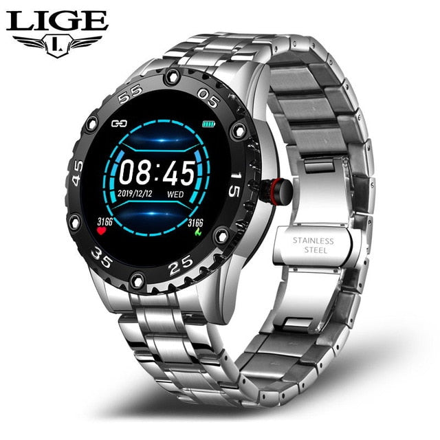 LIGE New Smart Watch men And women Sports watch Blood pressure Sleep monitoring Fitness tracker Android ios pedometer Smartwatch