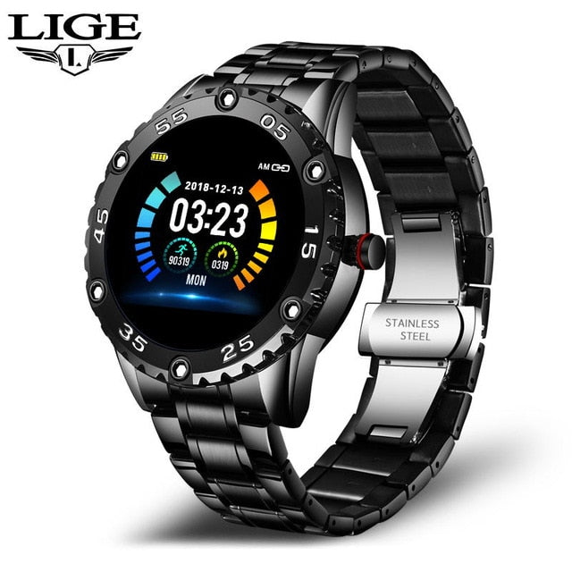LIGE New Smart Watch men And women Sports watch Blood pressure Sleep monitoring Fitness tracker Android ios pedometer Smartwatch