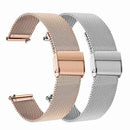2PCS Mesh & Soild Stainless Steel Watchband 20mm for Samsung Galaxy Watch 42mm/Active 40mm/Gear S2 Classic/Gear Sport Band Strap