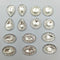 100pcs  ova/round/Water drop  transparency Flat back Rhinestone Round Cabochon Embellishment Scrapbooking DIY Crafts