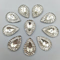 100pcs  ova/round/Water drop  transparency Flat back Rhinestone Round Cabochon Embellishment Scrapbooking DIY Crafts