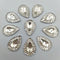 100pcs  ova/round/Water drop  transparency Flat back Rhinestone Round Cabochon Embellishment Scrapbooking DIY Crafts