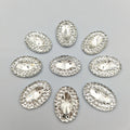 100pcs  ova/round/Water drop  transparency Flat back Rhinestone Round Cabochon Embellishment Scrapbooking DIY Crafts