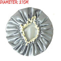 Thick 1Pcs Waterproof Bath Hat Double Layer Shower Hair Cover Women Supplies Shower Cap Bathroom Accessories
