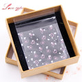 100PCS Cherry Blossoms Candy &Cookie Plastic Bags Self-Adhesive For DIY Biscuits Snack Baking Package Decor Kids Gift Supplies