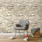 Stone Peel And Stick Wallpaper Faux Brick Vinyl Self-adhesive 3D Wallpaper For Bedroom Living Room Walls Home Decoration Sticker