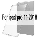 Case For iPad 10.2 2019 MiNi 2 3 4 5 TPU Transparent Silicone Shockproof Cover For New iPad 2017 2018 Pro 10.5 Air 1 2 Back Case