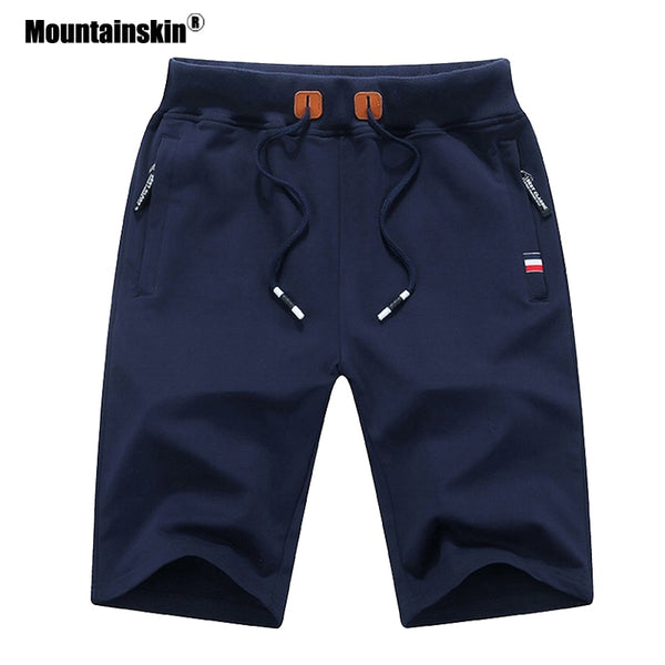 Mountainskin 2020 Solid Men's Shorts Summer Mens Beach Shorts Cotton Casual Male Sports Shorts homme Brand Clothing SA932
