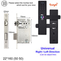 RAYKUBE Wifi Electronic Door Lock With Tuya APP Remotely / Biometric Fingerprint / Smart Card / Password / Key Unlock FG5 Plus