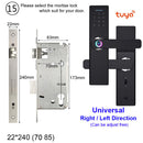 RAYKUBE Wifi Electronic Door Lock With Tuya APP Remotely / Biometric Fingerprint / Smart Card / Password / Key Unlock FG5 Plus