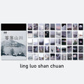 JIANWU 50sheets Ins Style Sticker Book Washi Paper journal DIY Material Decoration Sticker Memo Pad Scrapbook Stationery