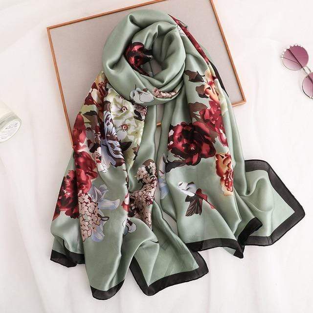 Brand Designer Silk Scarf High Quality Foulard Bandana Long Lrage Shawls Wrpas Winter Neck Scarves Pashmina Lady Hijab 2020 New