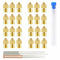 24 PCS MK8 Nozzles Set Cleaning Needle M6 Brass Extruder 0.2 0.3 0.4mm 0.5 0.6 0.8 1.0mm Hotend Nozzles Fit 1.75mm 3D Printer