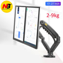 NB NEW F160 gas spring 10"-27" Dual Monitor Holder Arm desktop 360 rotate computer holder 2-9KG Monitor bracket with 2 USB3.0