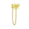 1pcs Gold Silver Color Lightning/Snake Chain Stud Earrings for Women 925 Sterling Silver Tassel Earrings Fashion Jewelry