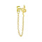 1pcs Gold Silver Color Lightning/Snake Chain Stud Earrings for Women 925 Sterling Silver Tassel Earrings Fashion Jewelry