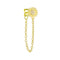 1pcs Gold Silver Color Lightning/Snake Chain Stud Earrings for Women 925 Sterling Silver Tassel Earrings Fashion Jewelry
