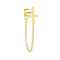 1pcs Gold Silver Color Lightning/Snake Chain Stud Earrings for Women 925 Sterling Silver Tassel Earrings Fashion Jewelry