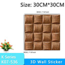 3D Wallpaper DIY Brick stone pattern Self-Adhesive Waterproof Wall Stickers 70cm*77cm floral prints 3D Wall Sticker for home