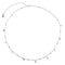 Real 925 Sterling Silver Geometric Round Choker Necklace For Fashion Women Minimalist Fine Jewelry Cute Accessories gift