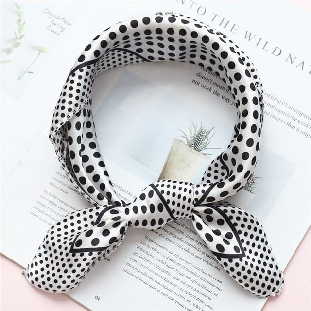 Women Rabbit Ear Print Headbands Retro Hair Accessories Knotted Turban Bandage Bandanas Hairband Headwrap Hair Bands