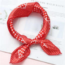 Women Rabbit Ear Print Headbands Retro Hair Accessories Knotted Turban Bandage Bandanas Hairband Headwrap Hair Bands