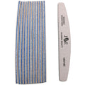 10 Pcs Professional Nail File 100 150 180 240 Grit Unhas De Gel Nail Files Sandpaper Moon Style Acrylic Nail File Art Tools