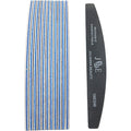 10 Pcs Professional Nail File 100 150 180 240 Grit Unhas De Gel Nail Files Sandpaper Moon Style Acrylic Nail File Art Tools
