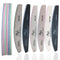 10 Pcs Professional Nail File 100 150 180 240 Grit Unhas De Gel Nail Files Sandpaper Moon Style Acrylic Nail File Art Tools