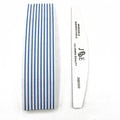 10 Pcs Professional Nail File 100 150 180 240 Grit Unhas De Gel Nail Files Sandpaper Moon Style Acrylic Nail File Art Tools