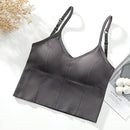 U-shaped Back Bra Tube Top Women Crop Top Daisy Pattern Sexy Lingerie Bra Sports Fashion Street Top