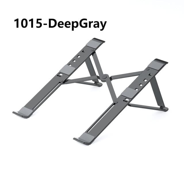 Portable Laptop Stand For Macbook Pro Air X Style Adjustable Foldable  Aluminum Desktop Notebook Holder Desk Rack 7-15 Inch
